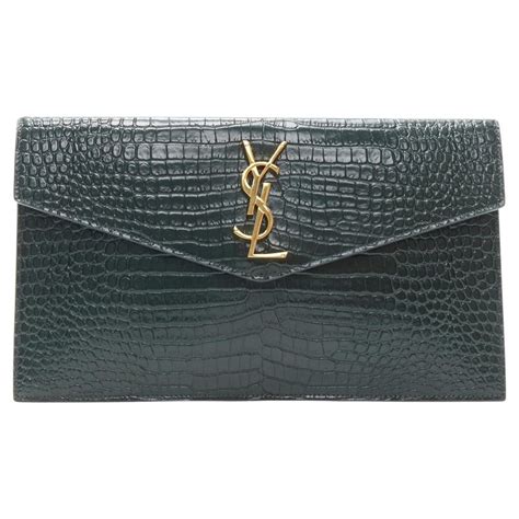 uptown bag ysl|YSL crocodile envelope bag.